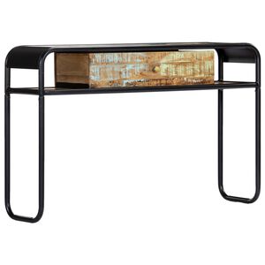 vidaXL konsolbord 118x30x75 cm massivt genbrugstr&aelig;