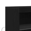 vidaXL LED Sideboard Sort 60 x 37 x 100 cm Konstrueret tr&aelig;