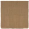 vidaXL Omr&aring;de t&aelig;ppe Lys Brun 200 x 200 cm Jute