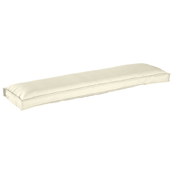 vidaXL Palle Pudes&aelig;t 2 pcs Creme 150 x 40 x 8 cm Oxford Stof