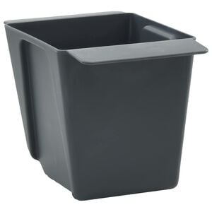 vidaXL Blomsterkasser til Euro-paletter 12 pcs Gr&aring; 13,5 x 9 x 9,5 cm