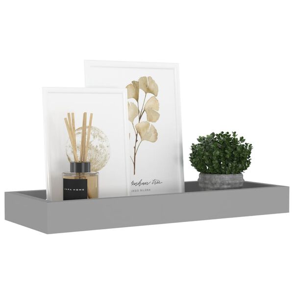 vidaXL sv&aelig;vehylder 2 stk. 40x15x4 cm MDF gr&aring;