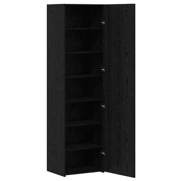 vidaXL Highboard 2 pcs Sort eg 50 x 42,5 x 185 cm