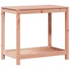vidaXL plantebord med hylde 82,5x50x75 cm massivt douglasgran
