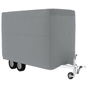 vidaXL hestetrailerovertr&aelig;k 334x148x230 cm ikke-v&aelig;vet stof gr&aring;