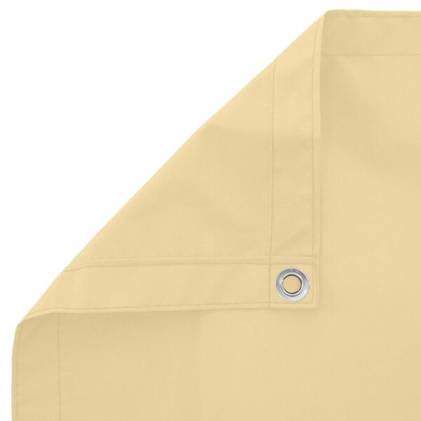 vidaXL Altan Sk&aelig;rm Sandfarvet 110 x 700 cm Oxford stof