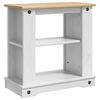 vidaXL Akvarium stand CORONA Hvid og brun 60 x 30 x 60 cm 150 kg