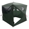 vidaXL Jagttelt med tag Army Gr&oslash;n 143 x 143 x 165 cm Polyester og St&aring;l