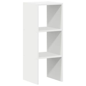 vidaXL bogreol stabelbar 30x30x80 cm konstrueret tr&aelig; hvid