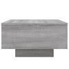 vidaXL sofabord 55x55x31 cm konstrueret træ grå sonoma-eg