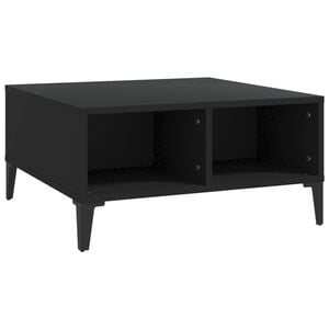 vidaXL sofabord 60x60x30 cm konstrueret tr&aelig; sort