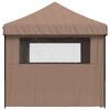 vidaXL Party Tent Brun 292 x 580 x 315 cm Oxford stof