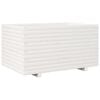 vidaXL plantekasse 90x60x49,5 cm massivt fyrretr&aelig; hvid