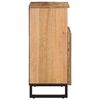 vidaXL sk&aelig;nk 60x34x75 cm massivt ru mangotr&aelig;