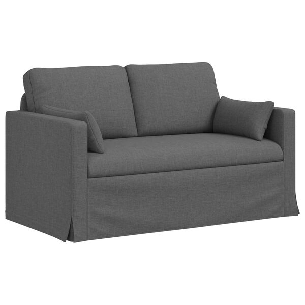 vidaXL Sofa M&oslash;rkegr&aring; Samlede dimensioner: 139 x 78 x 80 cm (B x D x H)