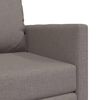 vidaXL 2-i-1 sovesofa 112x174x55 cm stof gr&aring;brun
