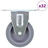 vidaXL faste hjul 32 stk. 75 mm