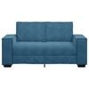 vidaXL 2-personers sofa 160x78x84 cm fl&oslash;jl bl&aring;