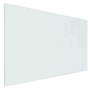 vidaXL Pejs glasplade Transparent 80 x 50 cm Glas