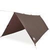 vidaXL tarp 406x306 cm vandt&aelig;t brun