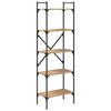 vidaXL Bogreol 5 niveauer 56 x 32 x 174 cm Konstrueret tr&aelig;