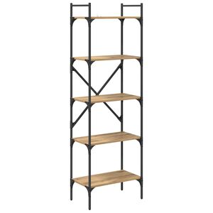 vidaXL Bogreol 5 niveauer 56 x 32 x 174 cm Konstrueret tr&aelig;