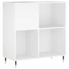 vidaXL vinylskab 84,5x38x89 cm konstrueret tr&aelig; hvid