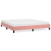 vidaXL sengeramme 180x200 cm fl&oslash;jl pink