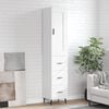 vidaXL skab 34,5x34x180 cm konstrueret tr&aelig; hvid