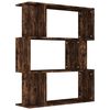 vidaXL bogreol/rumdeler 80x24x96 cm konstrueret tr&aelig; r&oslash;get egetr&aelig;