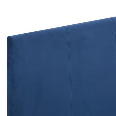 vidaXL sengestel 120 x 200 cm stof blå
