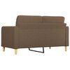 vidaXL 2-personers sofa 140 cm stof brun