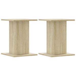 vidaXL h&oslash;jtalerstativer 2 stk. 30x30x40 cm konstrueret tr&aelig; sonoma-eg