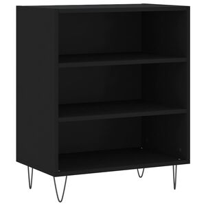 vidaXL sk&aelig;nk 57x35x70 cm konstrueret tr&aelig; sort