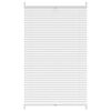 vidaXL Plisserede blinde 70x125 cm hvid