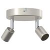 vidaXL Loftsspot med spotlights Nikkel 12 x 8 cm St&aring;l