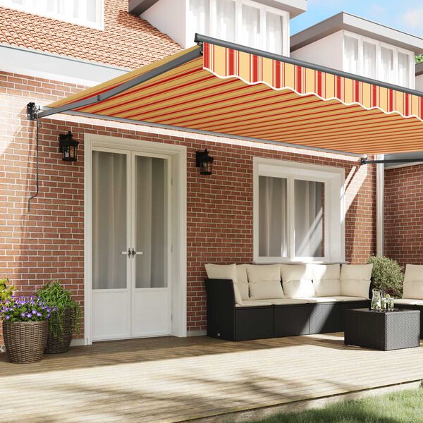 vidaXL Markise Creme 500 x 300 x 165 cm Polyester og metal