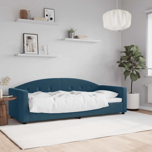 vidaXL daybed 80x200 cm velour bl&aring;