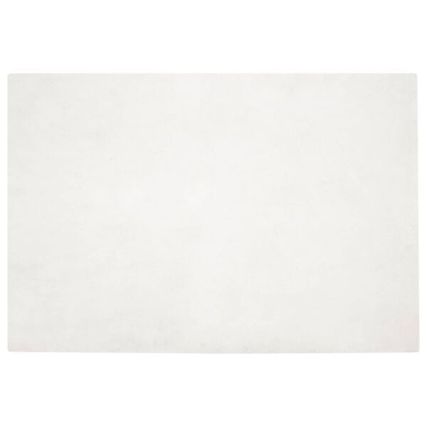 vidaXL Skridsikker faux kanin t&aelig;ppe Olite Creme 140 x 200 cm Polyester