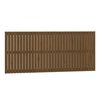 vidaXL sengegavl 204x3x90 cm massivt fyrretr&aelig; gyldenbrun