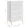 vidaXL skænk 57x35x90 cm konstrueret træ hvid