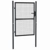 vidaXL havel&aring;ge i net galvaniseret st&aring;l 100x125 cm gr&aring;