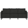 vidaXL 3-personers sofa 210 cm stof sort