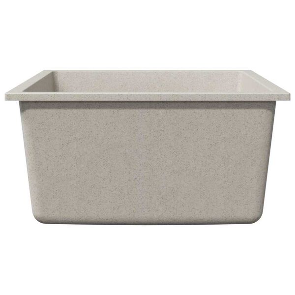 vidaXL K&oslash;kkenvask Beige 38 x 44 x 20 cm Granit