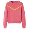 Sweater til b&oslash;rn str. 128 strikket pink
