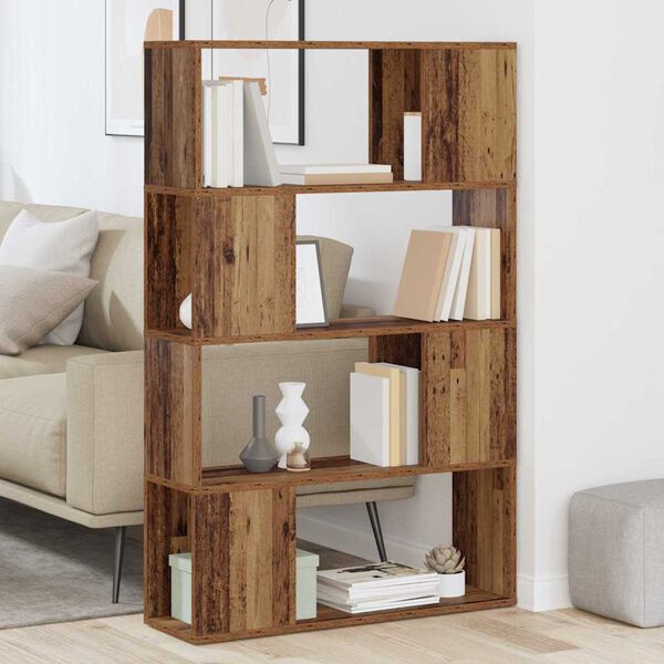 vidaXL TV-m&oslash;bels&aelig;t V&aelig;gmonteret Brun 80 x 24 x 125 cm Konstrueret tr&aelig;