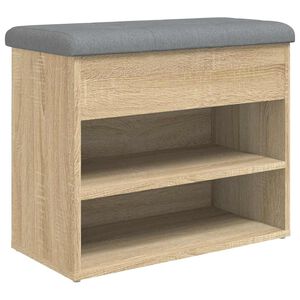 vidaXL skob&aelig;nk 62x32x50 cm konstrueret tr&aelig; sonoma-eg