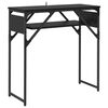 vidaXL Konsolbord Sort eg Konstrueret tr&aelig; 75x30x75cm