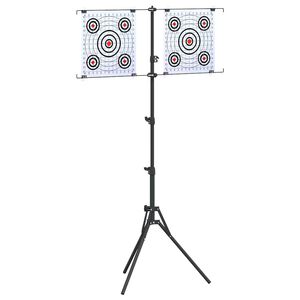 vidaXL M&aring;lstativ Sort og Hvid 82,5 x 51 x 150 cm Metal