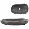 vidaXL h&aring;ndvask flodsten oval 60-70 cm